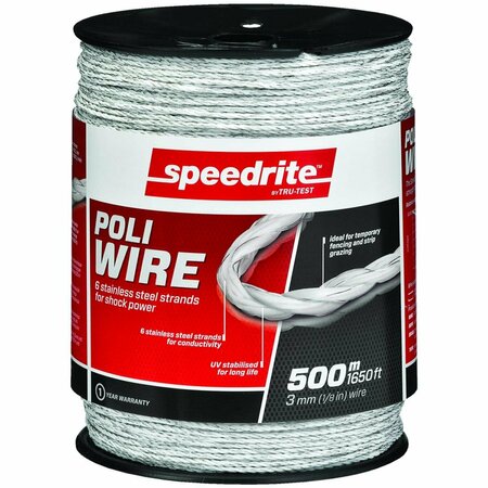 GRILLTOWN 1650 ft. Polywire Roll Stainless Steel - White GR3504330